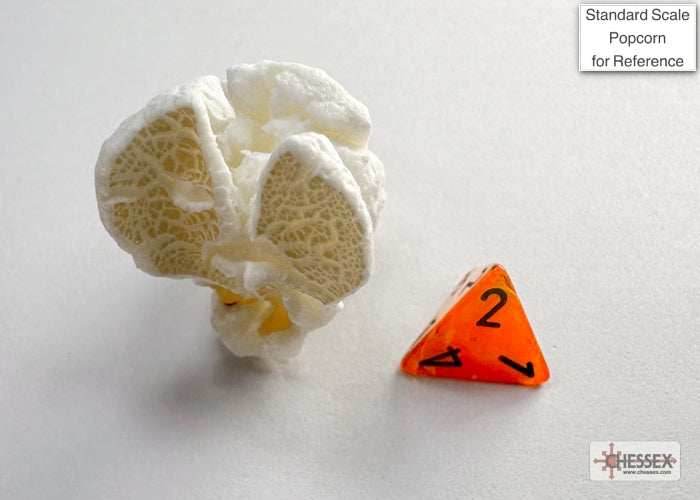 Vortex Orange/black Mini-Polyhedral 7-Die Set (Mini Poly Release 3) - 