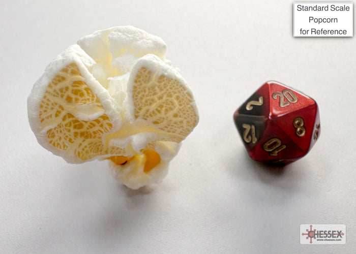Gemini Black-Red/gold Mini-Polyhedral 7-Die Set (Mini Poly Release 3) - 