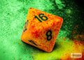 Speckled Lotus 8-Sided Doubling Cube | 1-128 Backgammon Type Novelty Dice - 