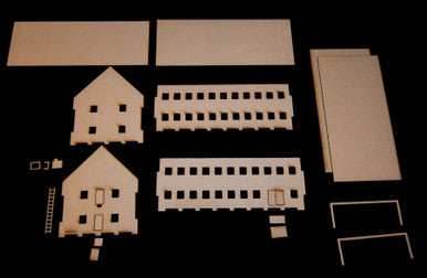 Barracks (MDF) - 15MMDF125 - 