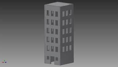 City Building (MDF) - 15MMDF254 - 