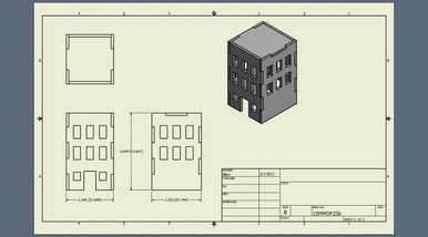 City Building (MDF) - 15MMDF256 - 