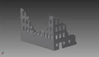 Ruined City Building (MDF) - 15MMDF252 - 