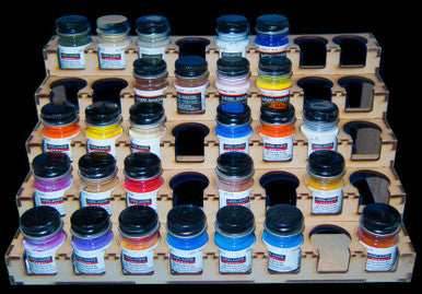 Paint Rack - 32mm Model Master - Mission Models - 