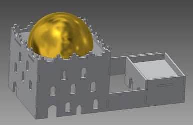 Mosque (MDF) - 15MMDF041 - 