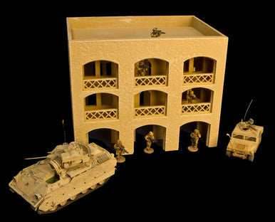 28mm Middle East 3 Story Building w/Removable Floors and Roof - 28MMDF152-1 - 