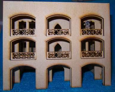 15mm Middle East Three Story Building (MDF) - 15MMDF151 - 