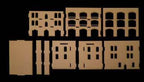 15mm Middle East Three Story Building (MDF) - 15MMDF151 - 