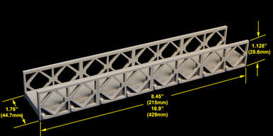 Bailey Bridge, 8.45" long (MDF) - 15MMDF270-1