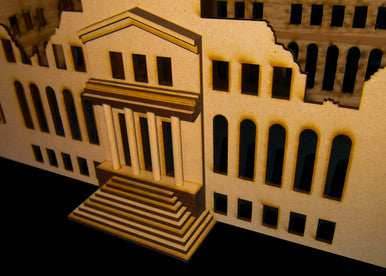 15mm WWII Government Building (MDF) - 15MMDF350-1 - 