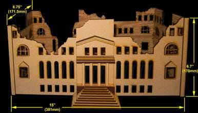15mm WWII Government Building (MDF) - 15MMDF350-1 - 