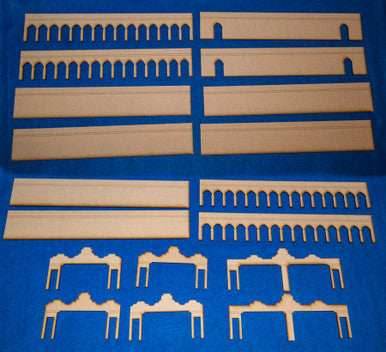 Middle Eastern City Walls (MDF) - 15MMDF083 - 