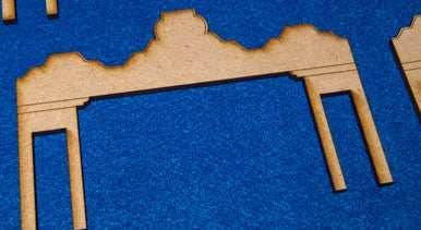 Middle Eastern City Walls (MDF) - 15MMDF084 - 