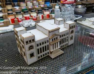 6mm WWII Government Building - 285CSS034-2 - 