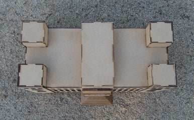 15mm WWII Government Building (MDF) - 15MMDF350-2 - 