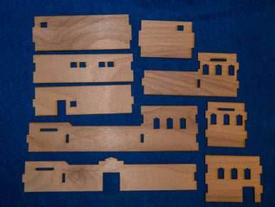 Walled Compound With Removable Roof (MDF) - 15MMDF038-R - 