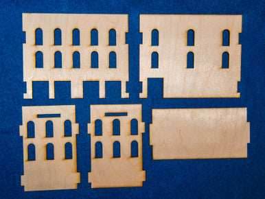 Middle East Three Story Building (MDF) - 15MMDF025 - 