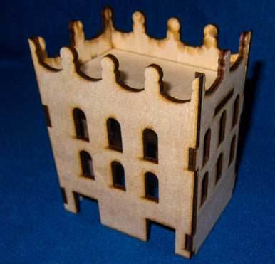 Middle East Three Story Building (MDF) - 15MMDF024 - 