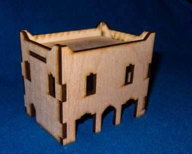 Middle East Two Story Building (MDF) - 15MMDF018 - 