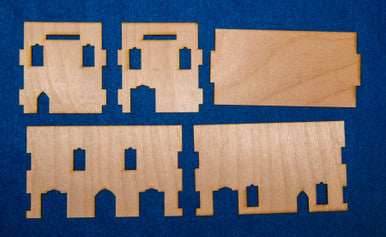 Middle East Two Story Building With Removable Roof (MDF) - 15MMDF019-R - 