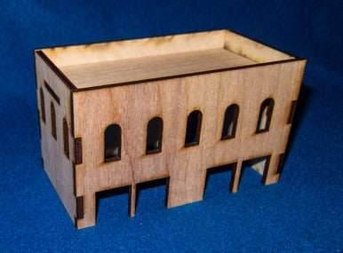 Middle East Two Story Building (MDF) - 15MMDF021 - 