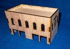 Middle East Two Story Building (MDF) - 15MMDF021 - 