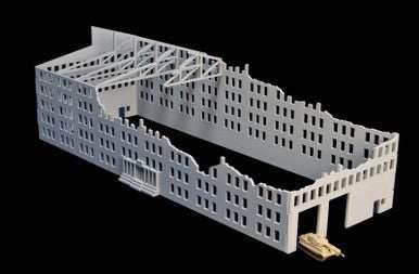 28mm Stalingrad Factory, Ruined - 28MMDF081 - 