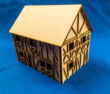 Two Story Medium Half Timber House - 28MMDF302 - 