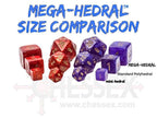 Festive Mega-hedral Circus/black 7-Die set - 