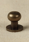 Button Rivet 9,7 x 8,0mm, M3, Antique Brass