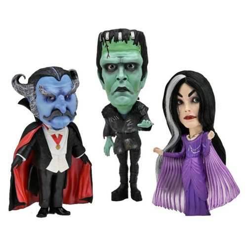 NECA Rob Zombie's The Munsters Little Big Head Stylized Vinyl Figures 3-Pack - 