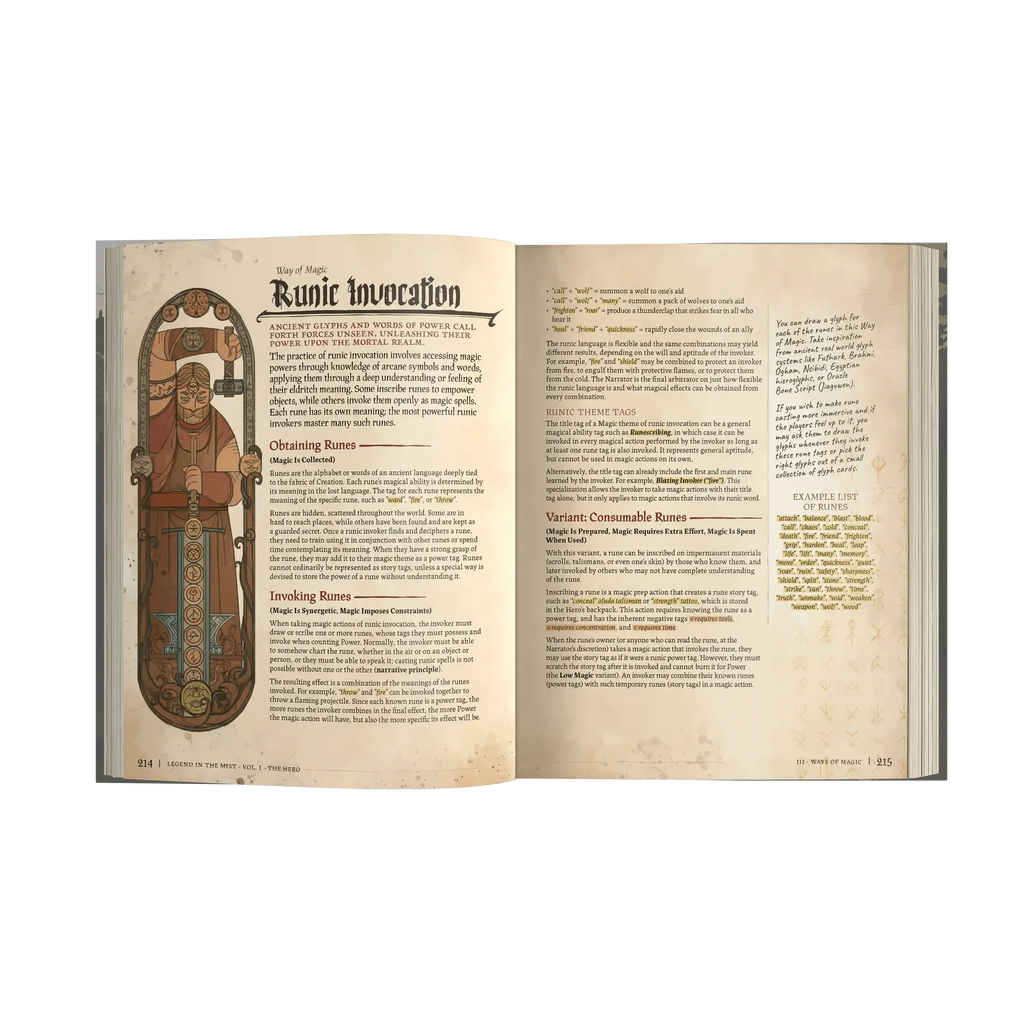 Legend in the Mist - Corebook