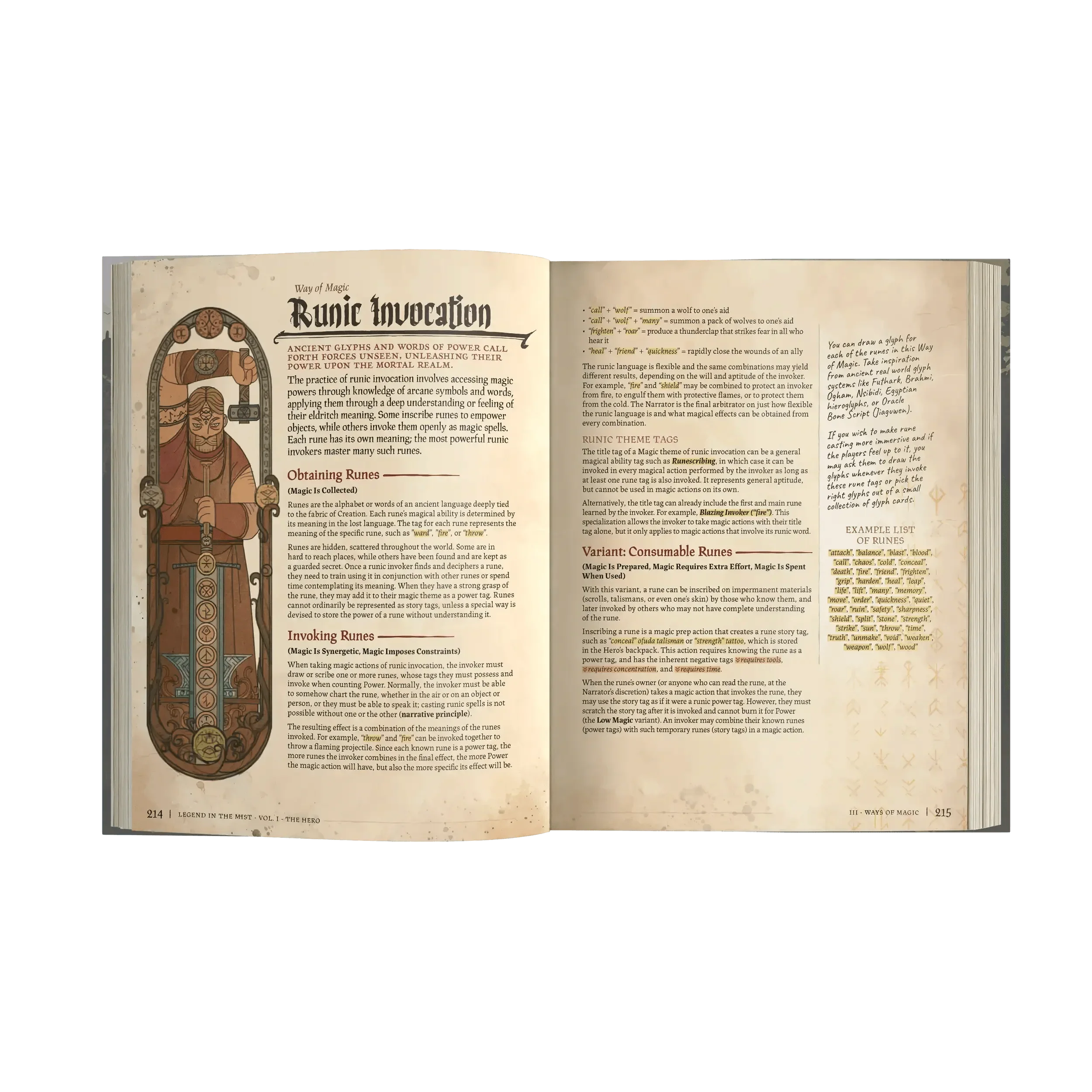 Legend in the Mist - Corebook