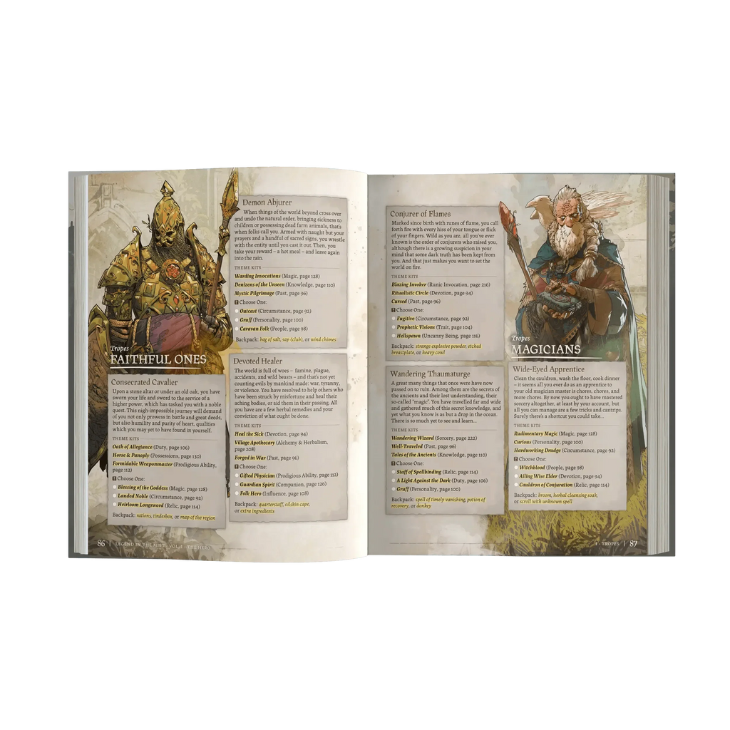 Legend in the Mist - Corebook