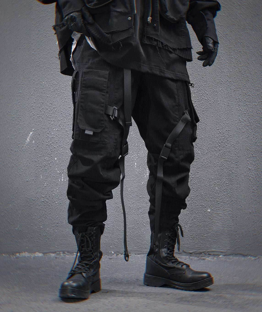 HiP46 Black NX Cargo Pants - M