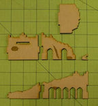 Middle East One Story Building (MDF) - 15MMDF012-D - 