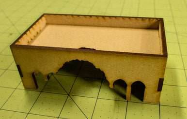 Middle East One Story Building (MDF) - 15MMDF013-D - 