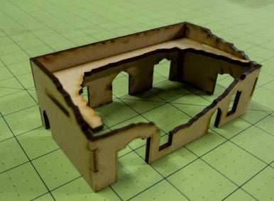 Middle East One Story Building (MDF) - 15MMDF015-D - 