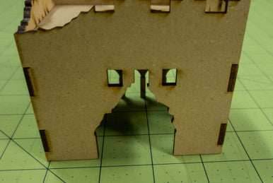 Middle East Two Story Building (MDF) - 15MMDF016-D - 