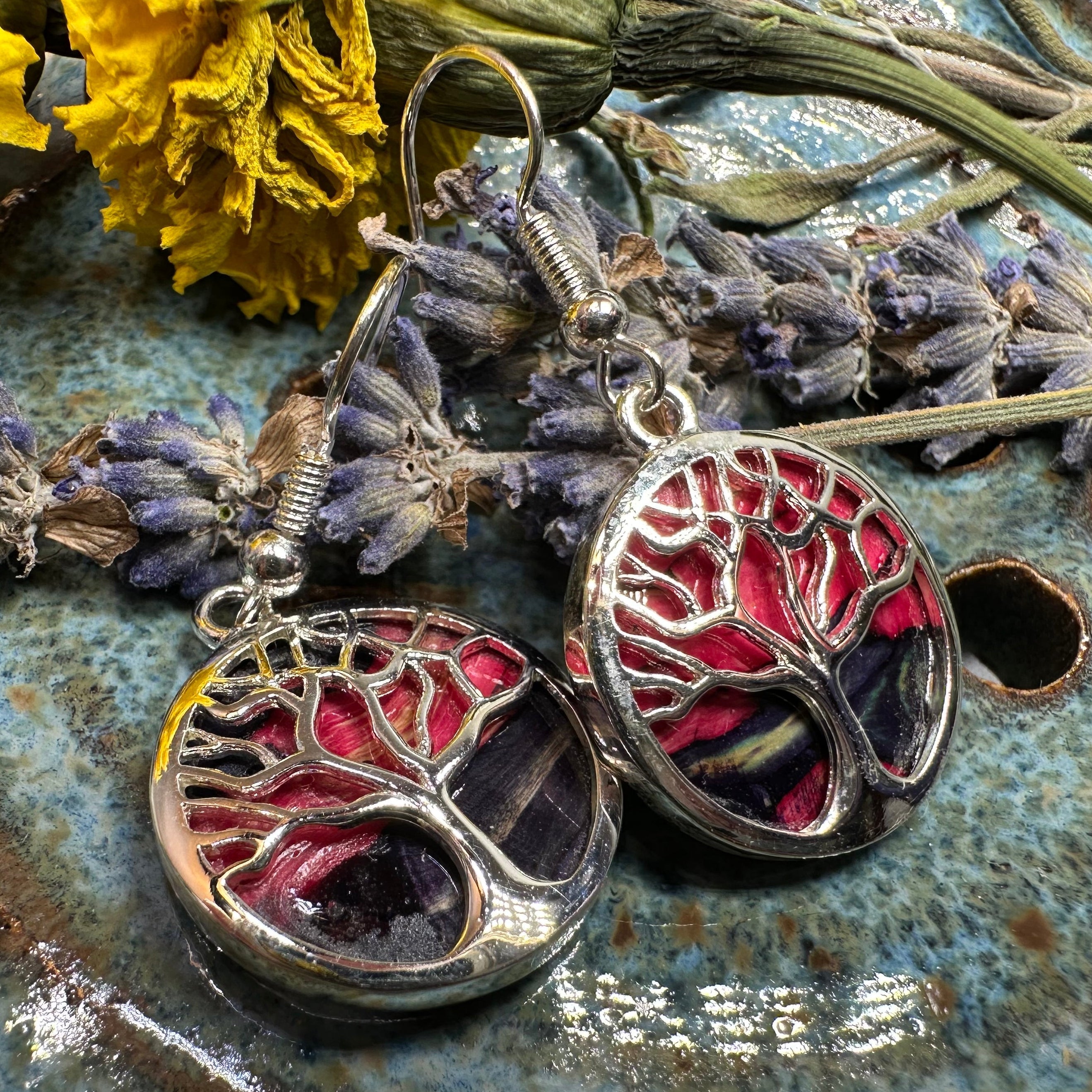 Heathergems Tree of Life Earrings