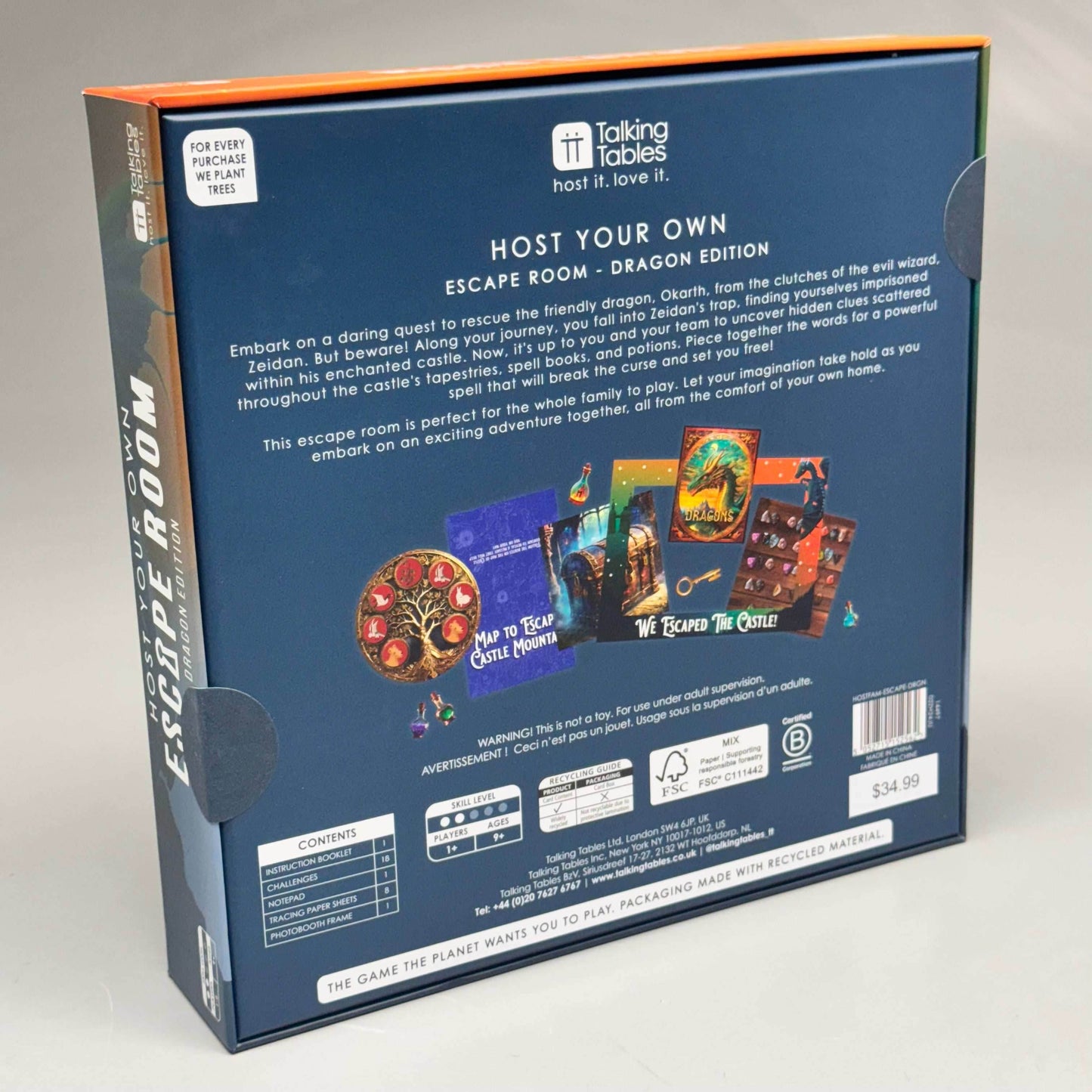 Escape Room Dragon Edition Board Game HOSTFAM-ESCAPE-DRGN - 