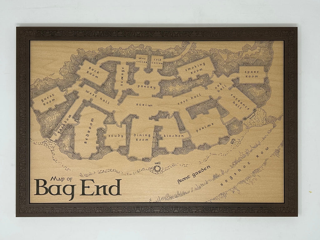 Map of Bag End | LOTR