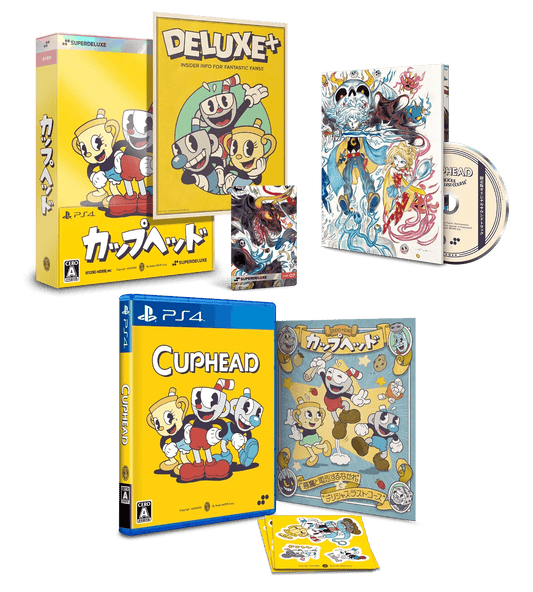 Cuphead Superdeluxe First Run Limited Edition [Japan Import] (PlayStation 4) - Game Only