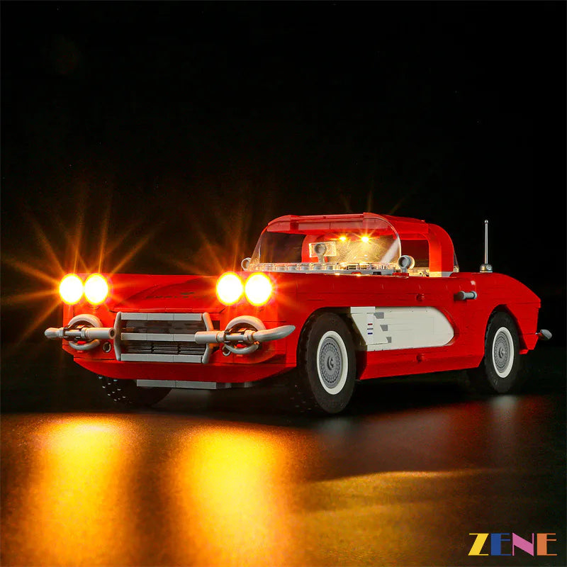 Light Kit for LEGO Chevrolet Corvette 1961 #10321 (Ver.2)