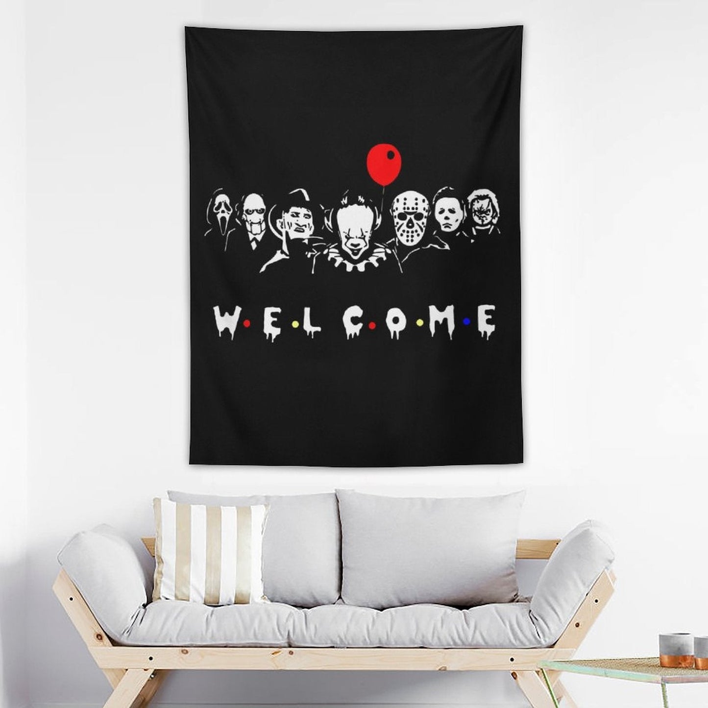 Welcome Halloween Tapestry