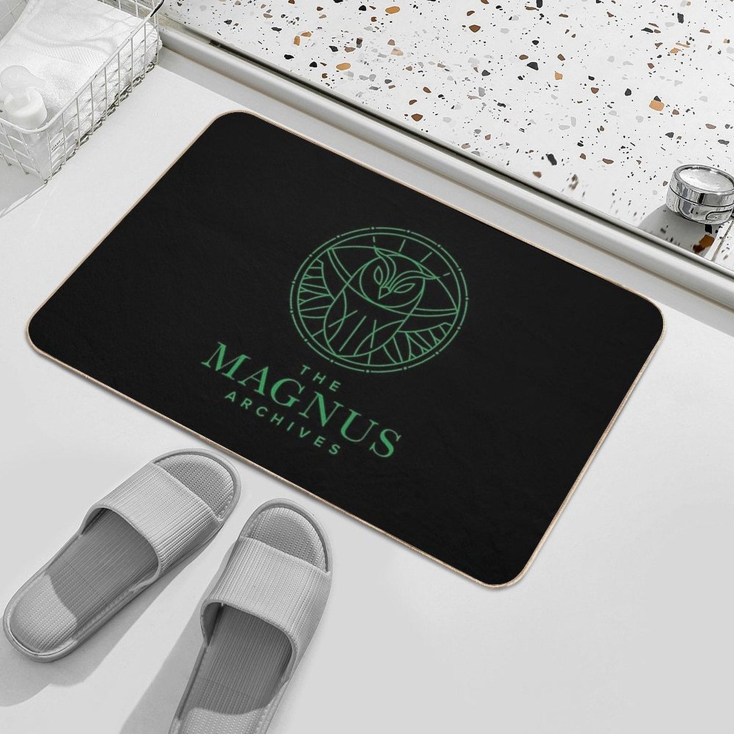 All Seeing Owl  Absorbent Bath Mat