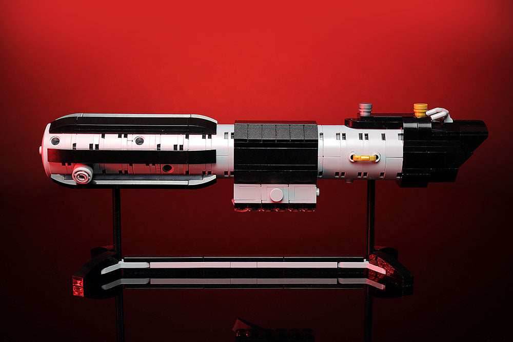 Custom Life Size Darth Vader's Saber w/ Stand made using LEGO parts - 