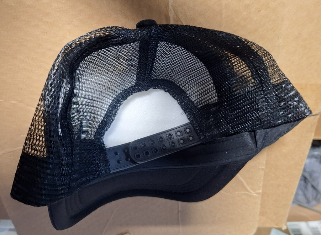 Adjustable Trucker Baseball Hat with Retro 80s Atari Video Game Logo