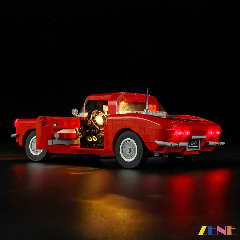 Light Kit for LEGO Chevrolet Corvette 1961 #10321 (Ver.2)