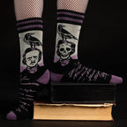 The Raven Poe Crew Socks - 